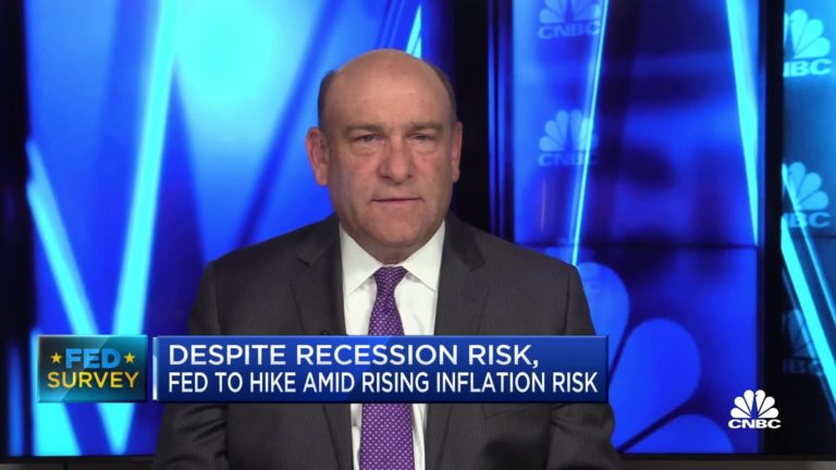 Probability of a recession in the U.S. is 33% in the next 12 months. Europe is 50%. Yikes.