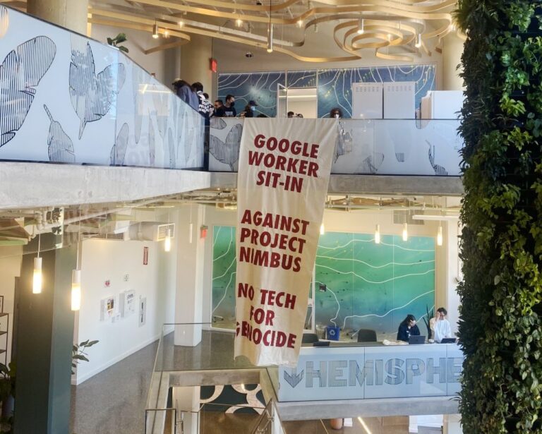 Google fired 28 workers who protested its Nimbus contract with Israel